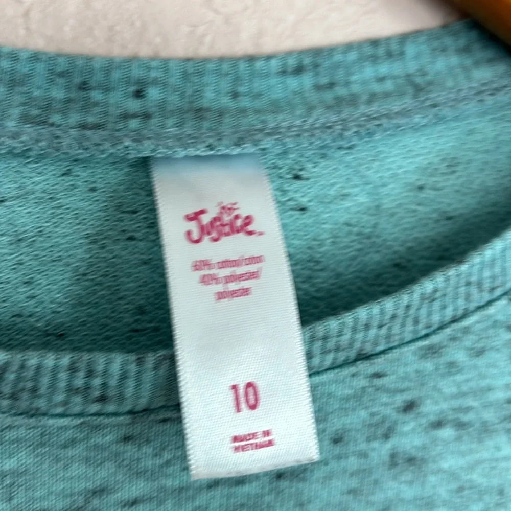 Justice long sleeve tunic size 10